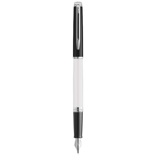 Stylo plume à personnaliser Waterman Hemisphere Blanc / Noir